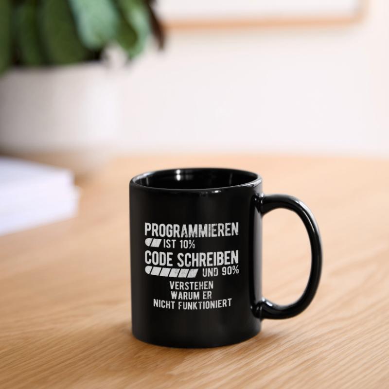 Informatik Informatiker Programmierer Tasse einfarbig