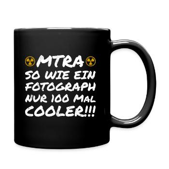 MTRA Medizinisch-Technischer Radiologie Mta - Tasse einfarbig - Schwarz - Rechts
