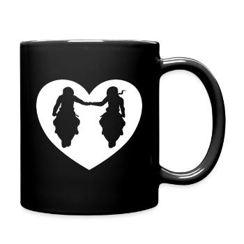 Bikercouple Paire de Paires Moto Super Sports Cars - Mug uni - noir - Droite