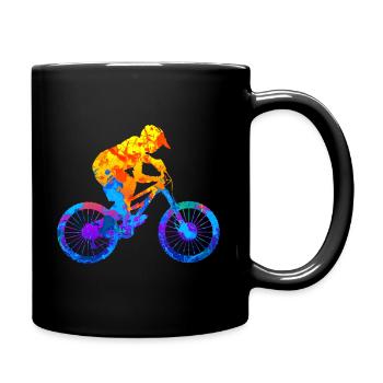 VTT VTT VTT Descente - Mug uni - noir - Droite