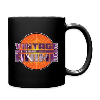 Vintage Anime Geek - I Love Anime - Anime Forever - Full Colour Mug - black - Right