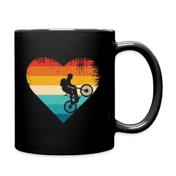 J’adore Mountain Bike Bike Heart - Mug uni - noir - Droite