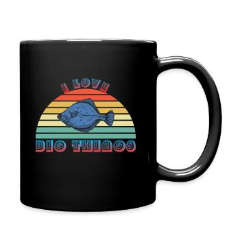 J’aime les grandes choses! - Mug uni - noir - Droite