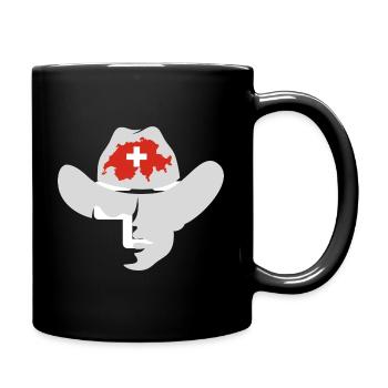 1 August Line Dance2 - Tasse einfarbig - Schwarz - Rechts