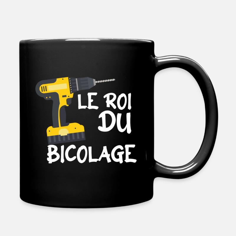 le roi du bricolage - Bricolage - Mug uni - noir