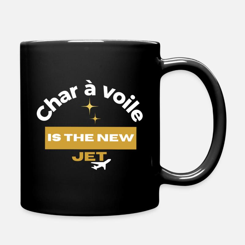 Char à voile is the new jet - Mug uni - noir