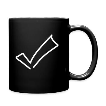 Hook Emoji Sketch Dessin - Mug uni - noir - Droite