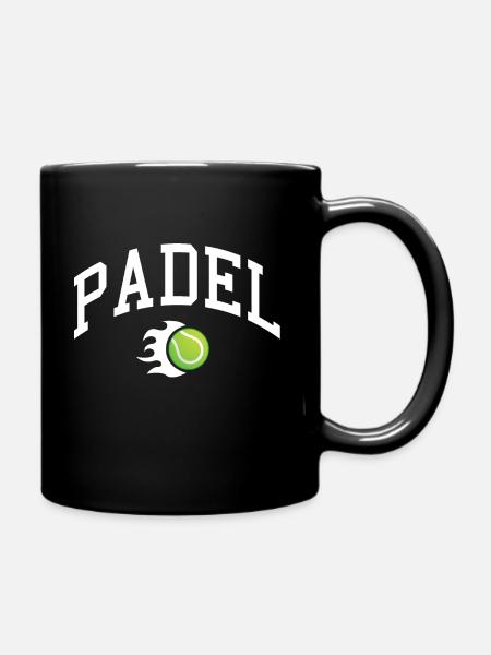 Padel - Gift for padel lovers - Full Colour Mug - black