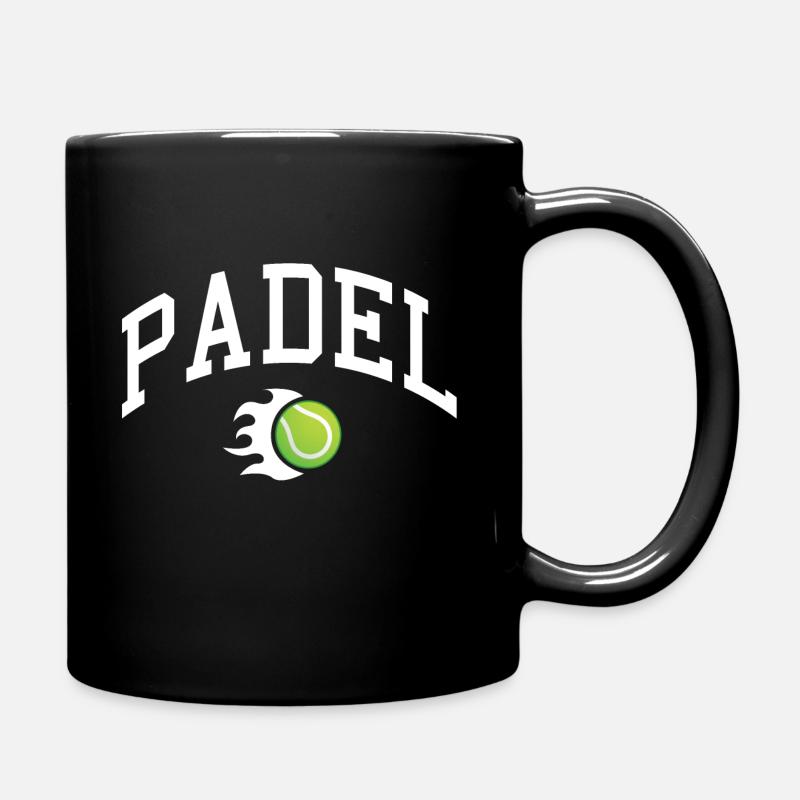 Padel - Gift for padel lovers - Full Colour Mug - black