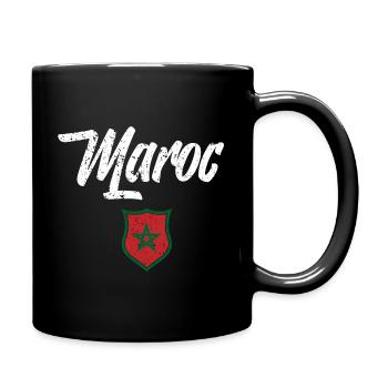 MAROC - Mug uni - noir - Droite