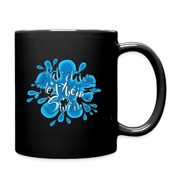 Put It In T shirt design1 - Full Colour Mug - black - Right