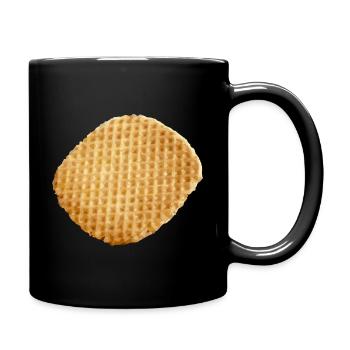 Westflanders belgian waffles Lukken crispy waffle - Full Colour Mug - black - Right