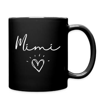 Mimi. mimi Geschenk - Tasse einfarbig - Schwarz - Rechts