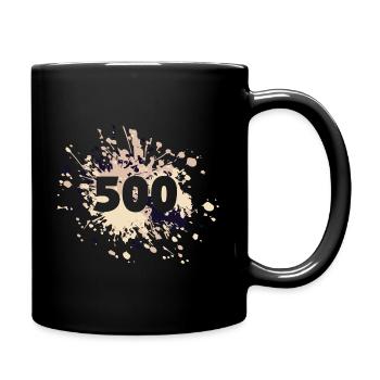 Status Mood 500 Erreur interne du serveur Color Splash - Mug uni - noir - Droite