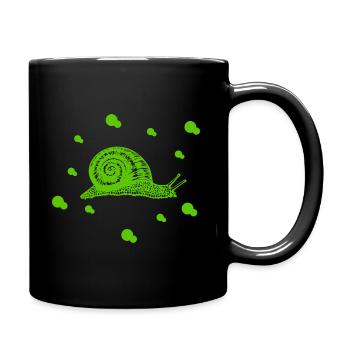 Snail - Full Colour Mug - black - Right