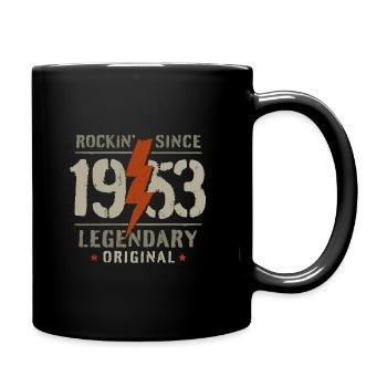Cadeau d’anniversaire à bascule depuis 1953 - Mug uni - noir - Droite
