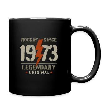 51e cadeau d’anniversaire à bascule depuis 1973 - Mug uni - noir - Droite