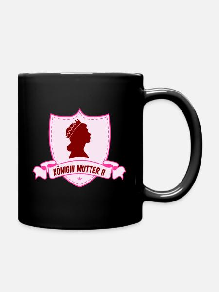 KÖNIGIN MUTTER II - Tasse einfarbig - Schwarz