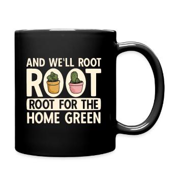 Landschaftsgärtner Hobbygärtner Gärtner - Tasse einfarbig - Schwarz - Rechts