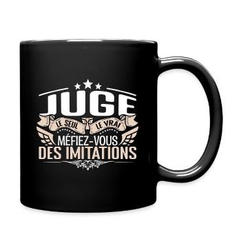 Juge le seul Juge le vrai Juge - Mug uni - noir - Droite