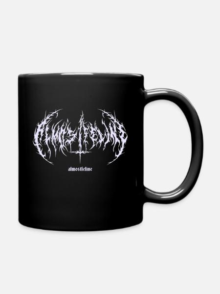 Motif 3 - Almostfeline - Full Colour Mug - black