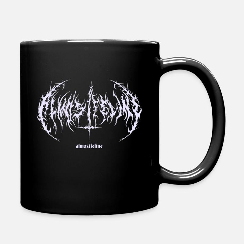 Motif 3 - Presque félin - Mug uni - noir