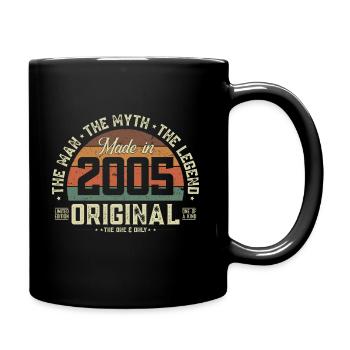 2005 Vintage Born Man Myth Legend - Mug uni - noir - Droite