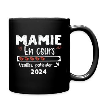 Cadeau Future Mamie | Mamie En Cours 2024 - Mug uni - noir - Droite