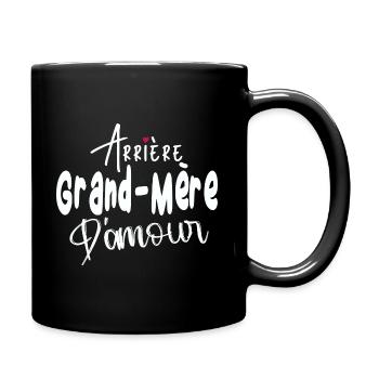 Arrière grand-mère - Mug uni - noir - Droite