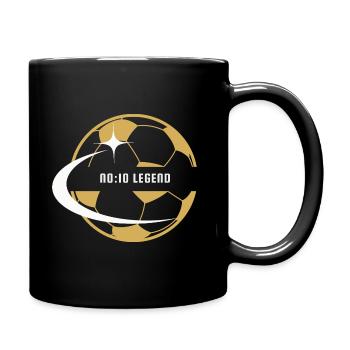 Football no:10 legend, football gift - Full Colour Mug - black - Right