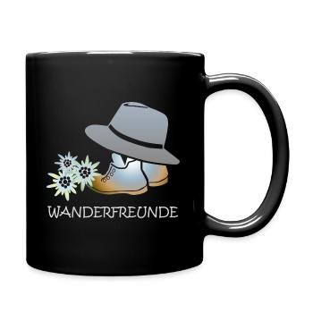 Motif Hiking Friends Mountains Nature - Full Colour Mug - black - Right