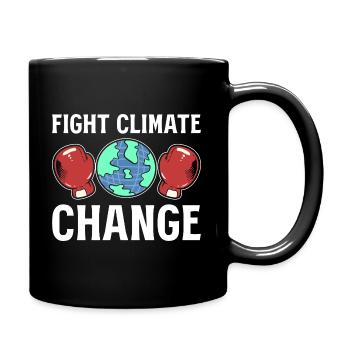 Fight Climate Change Klimawandel-Analyst - Tasse einfarbig - Schwarz - Rechts