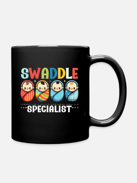Krankenschwester Auf Neonatologischer - Tasse einfarbig - Schwarz