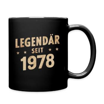 Legendary since 1978 - Full Colour Mug - black - Right