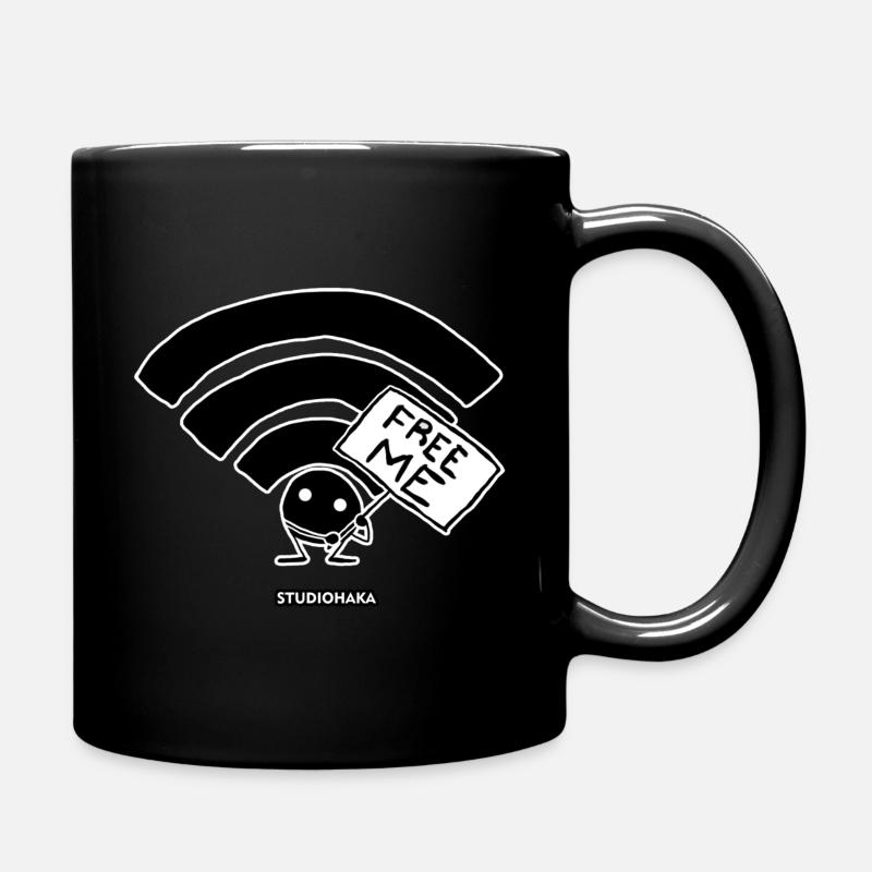FREEWLAN STUDIOHAKA - Full Colour Mug - black