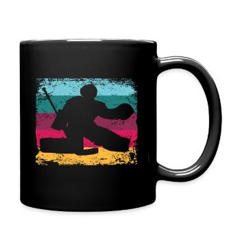 joueurs de hockey sur glace vintage hockey sur glace - Mug uni - noir - Droite