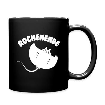 Funny Ray End Gift for Manta Ray Fans - Full Colour Mug - black - Right