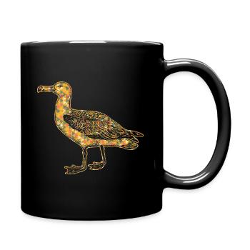 Albatross Geometric - Full Colour Mug - black - Right