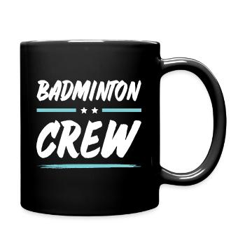 Équipe de badminton - Mug uni - noir - Droite