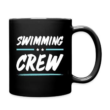 Swimming Crew - Full Colour Mug - black - Right