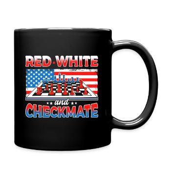 Schacheröffnungen Schachendspiel Schachtag - Tasse einfarbig - Schwarz - Rechts