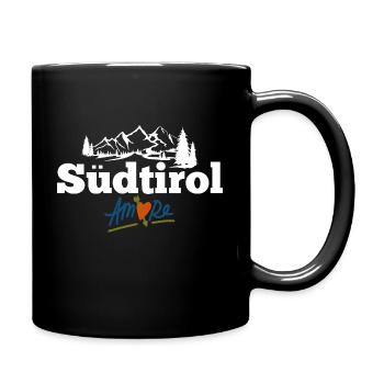 Tyrol du Sud - Mug uni - noir - Droite