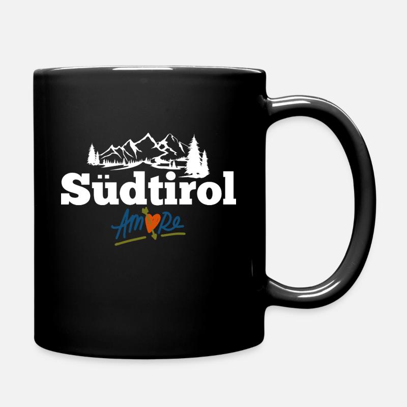 Südtirol - Tasse einfarbig - Schwarz