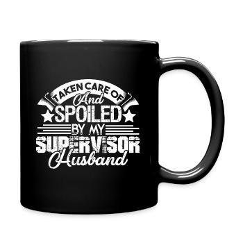 Supervisor Spoiled By My Supervisor - Full Colour Mug - black - Right