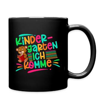 Kindergarten Ich Komme - Tasse einfarbig - Schwarz - Rechts