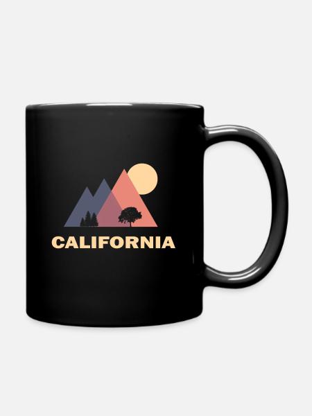 Californie - Mug uni - noir