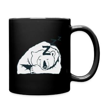 ours dessin zzz dort dormir hiberne 2703 o - Mug uni - noir - Droite