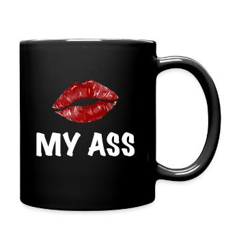 Embrasser mon cul embrasser la provocation - Mug uni - noir - Droite