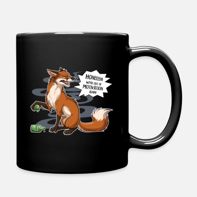Out of Motivation - Tasse einfarbig - Schwarz