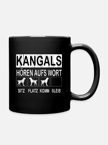 Kangals Herrchen Hirtenhunde Hunde Kangal - Tasse einfarbig - Schwarz